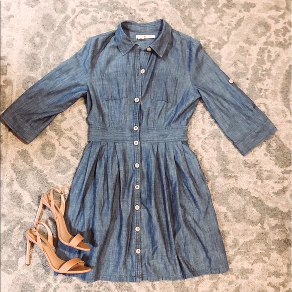 Old Navy Chambray Dress Size 2 - Picture 1 of 3